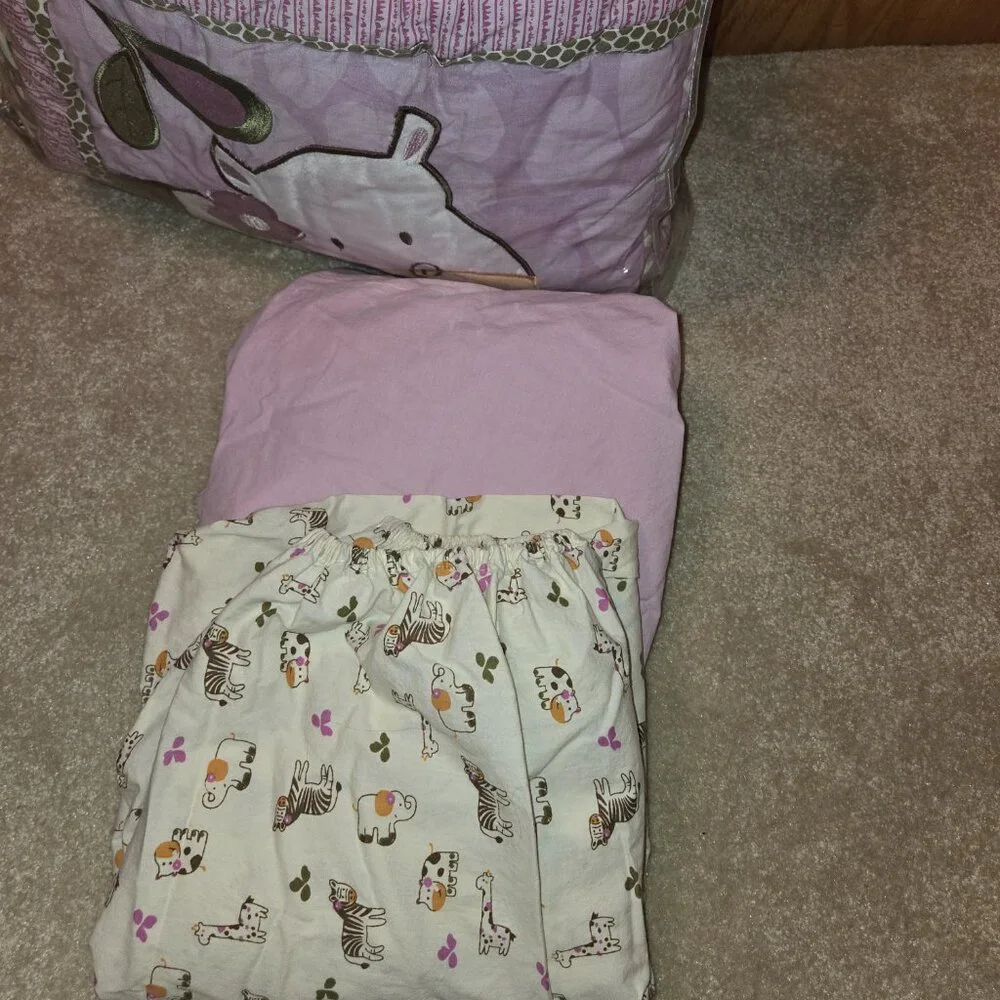 CoCaLo Baby Jacana‎ Crib Set; 9 piece Unisex Excellent Used Condition